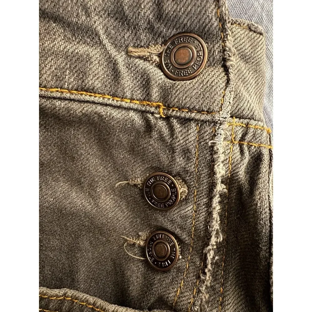 Free People Washed Olive Overalls Jumpsuit